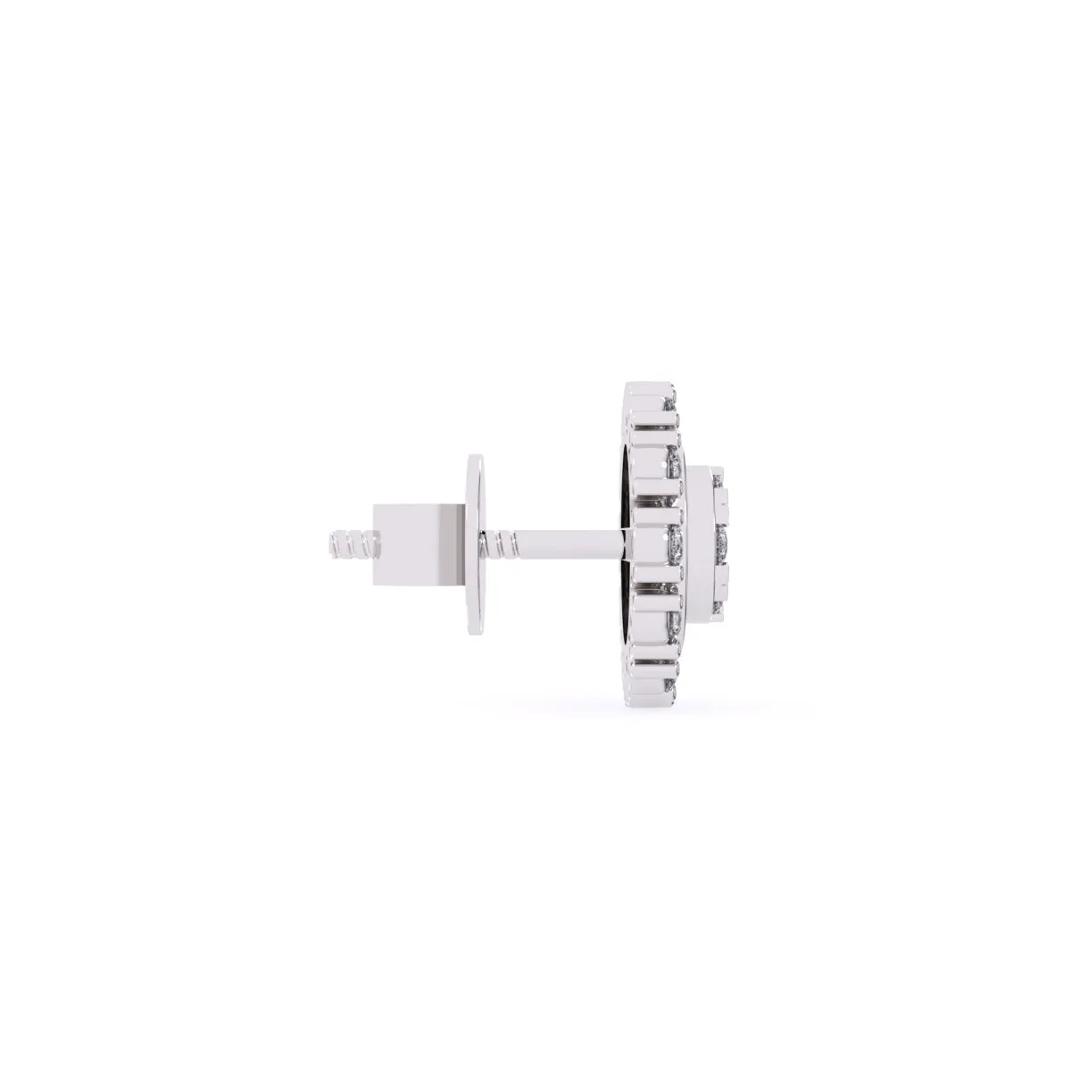 Unique Round Diamond Earrings For Women
