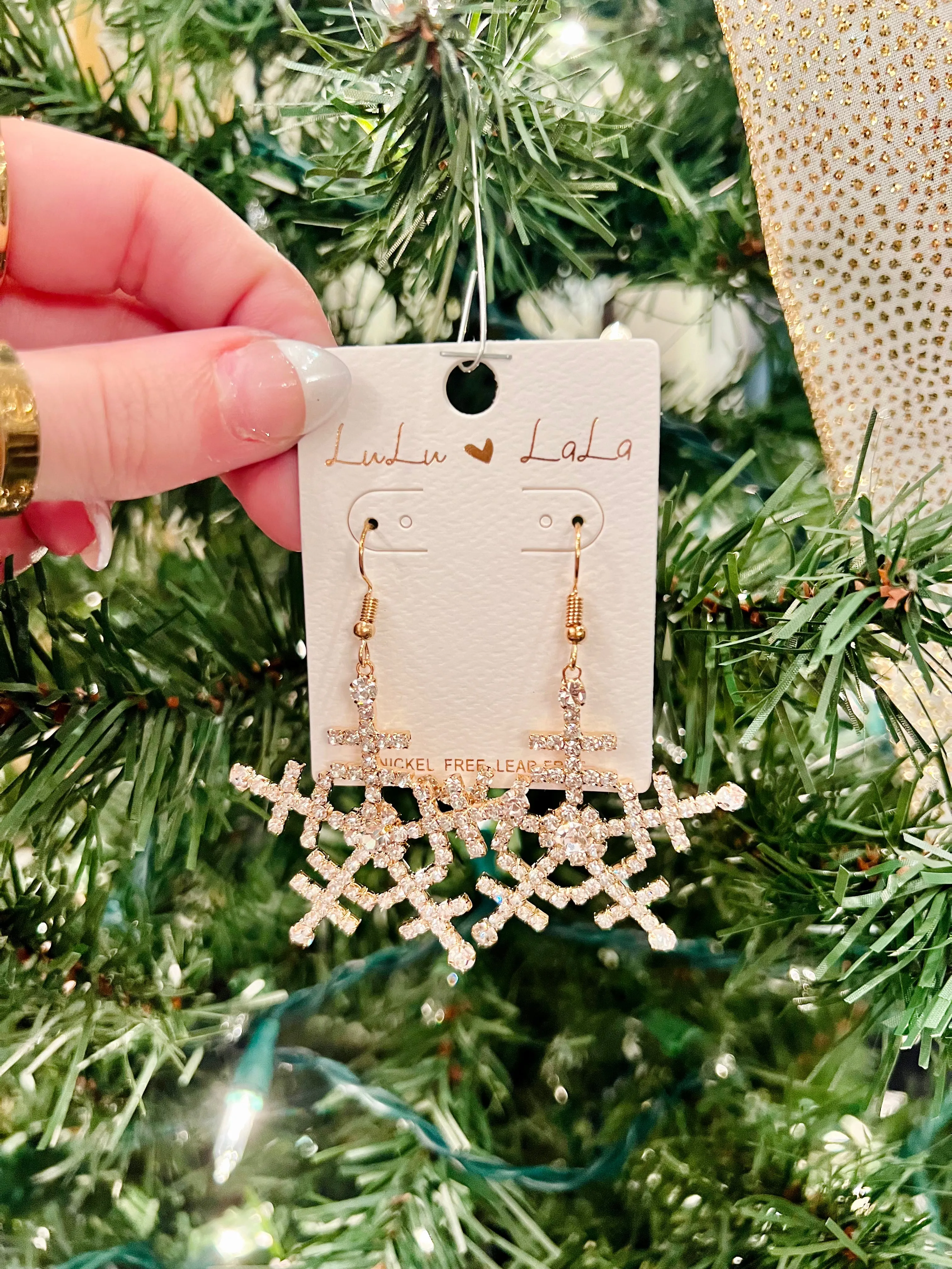 Unique Snowflake Earrings