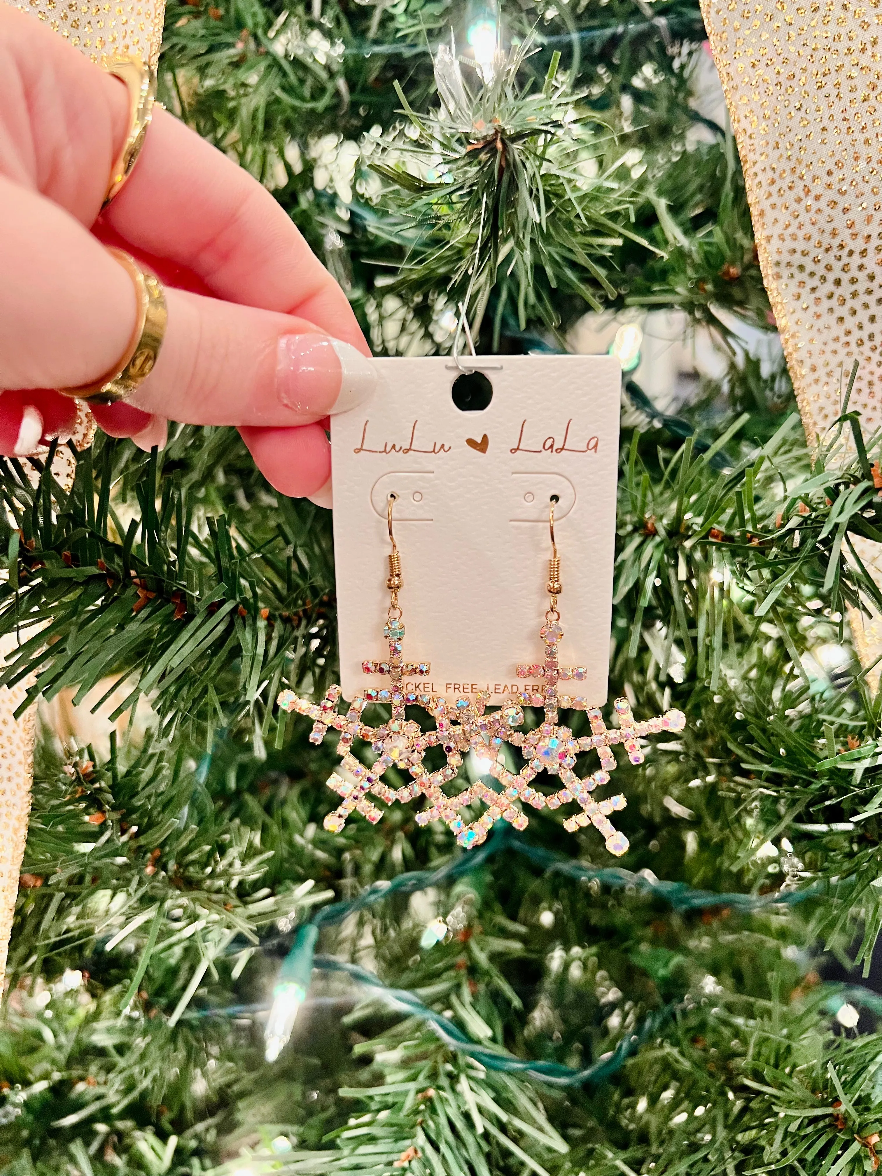 Unique Snowflake Earrings