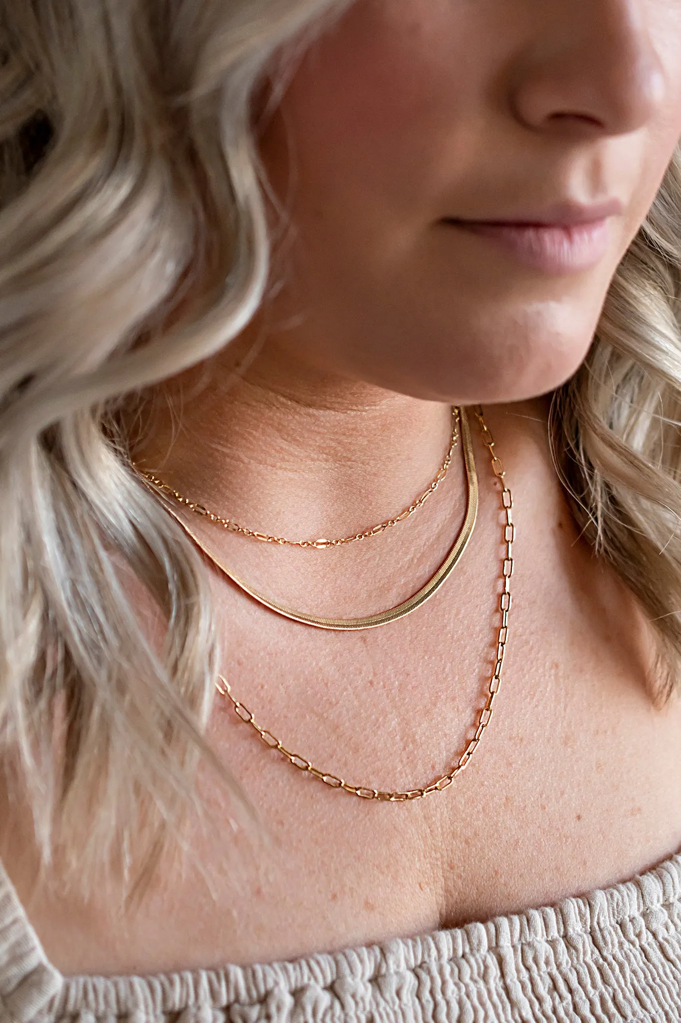 Vintage Herringbone Necklace