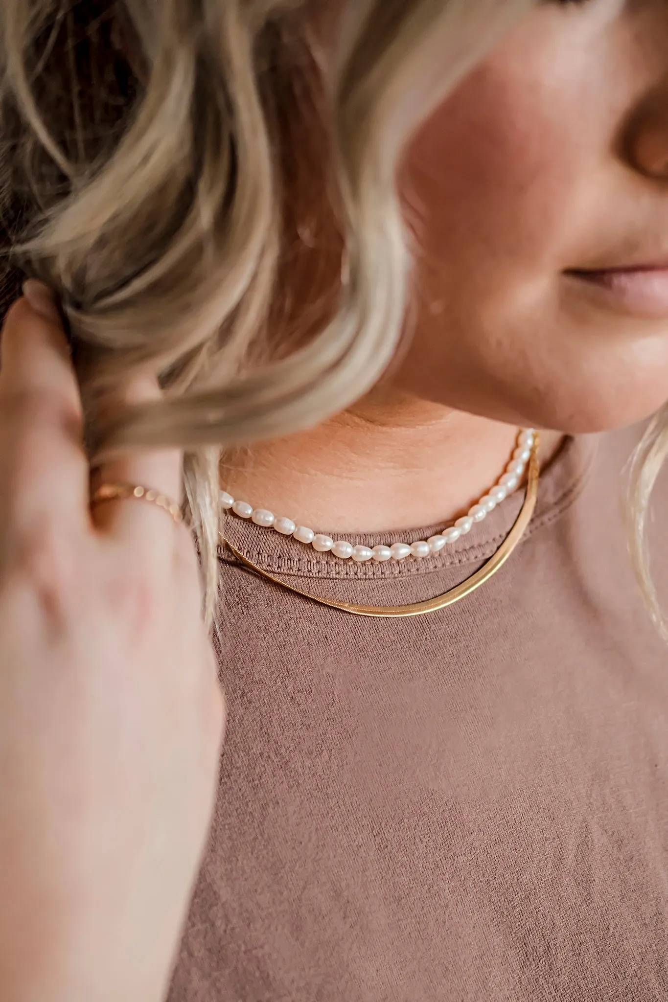 Vintage Herringbone Necklace