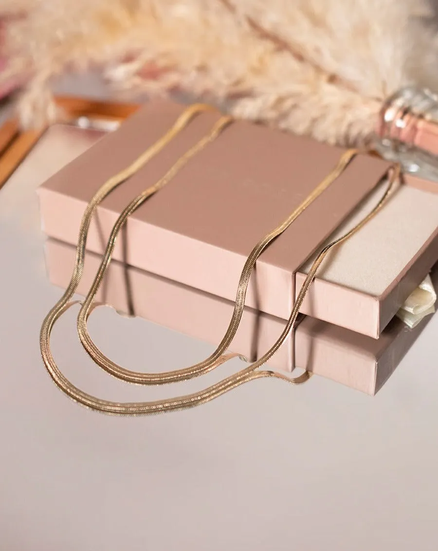 Vintage Herringbone Necklace