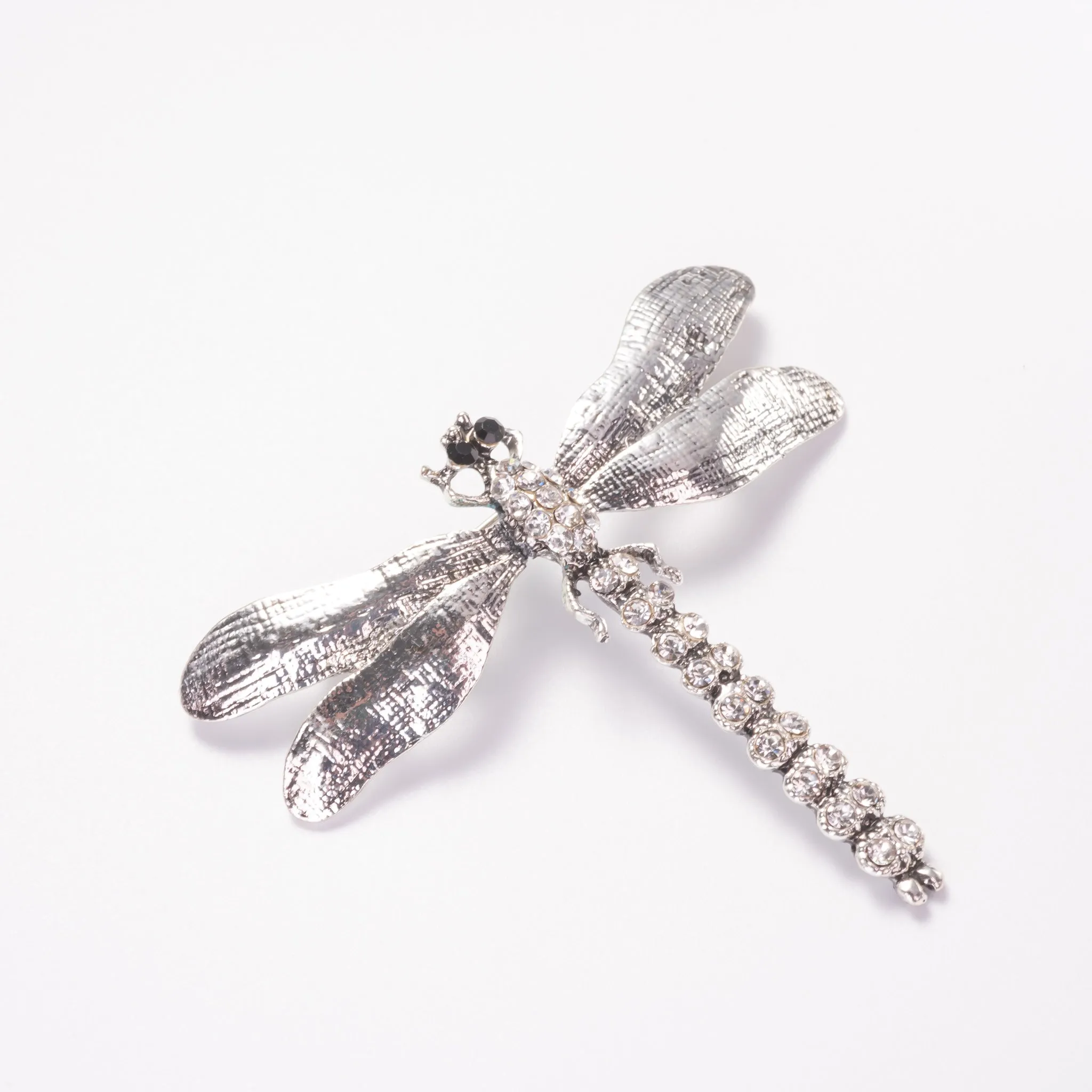 Vintage Metallic Dragonfly Brooch Pin