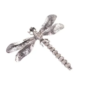 Vintage Metallic Dragonfly Brooch Pin