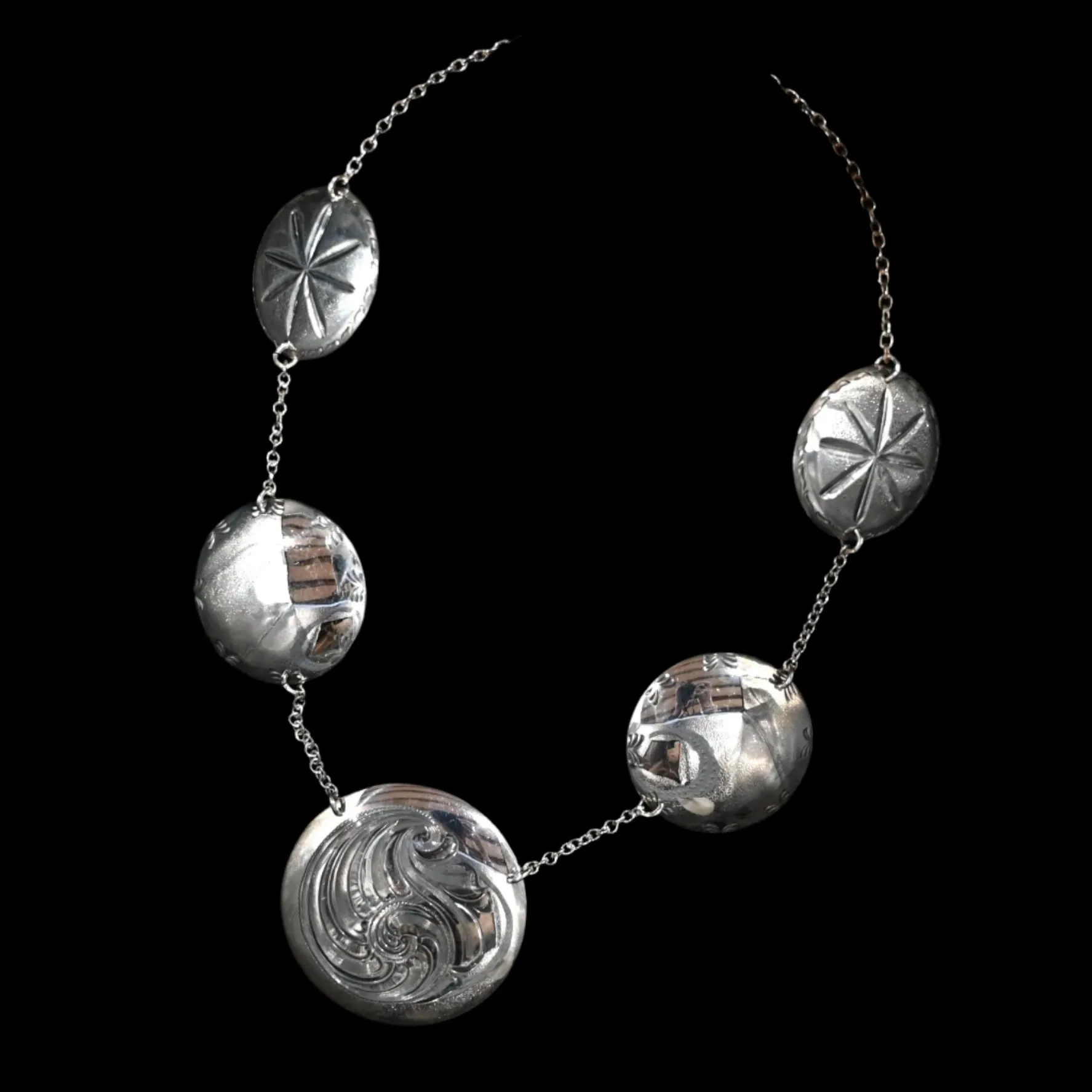 Vogt Silversmiths The HARPER Concho Necklace