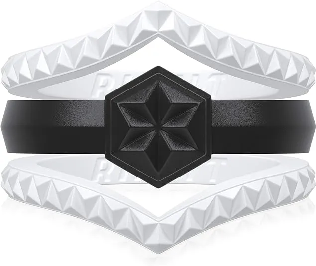 Women's Couture Silicone Rings. Stylish Design - 3 Rings Set