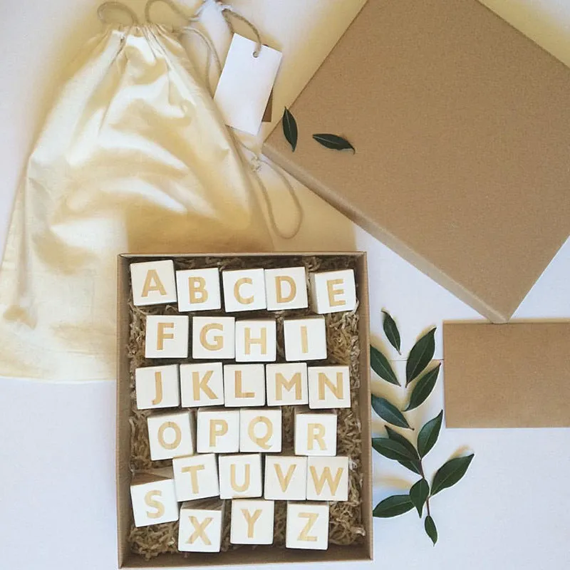 Wooden Alphabet Letters