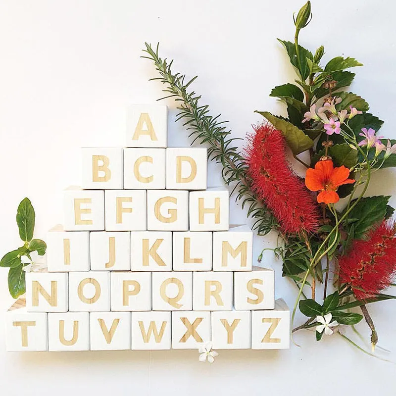 Wooden Alphabet Letters