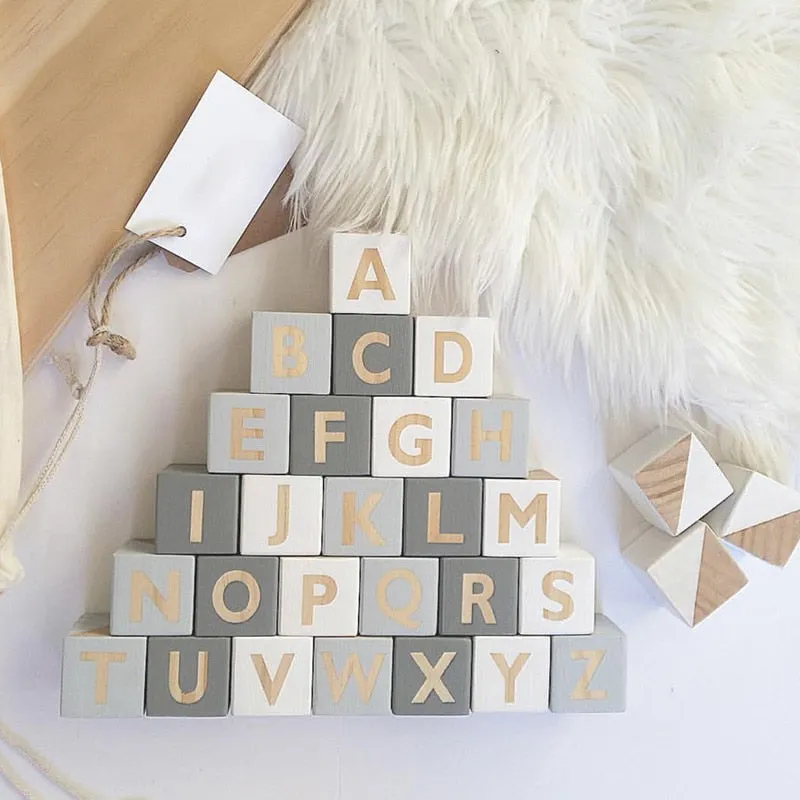 Wooden Alphabet Letters