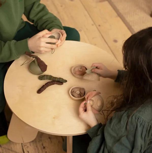 Wooden Magnetic Pear & Little Friend